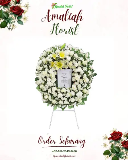 Krans Bunga Duka cimahi selatan